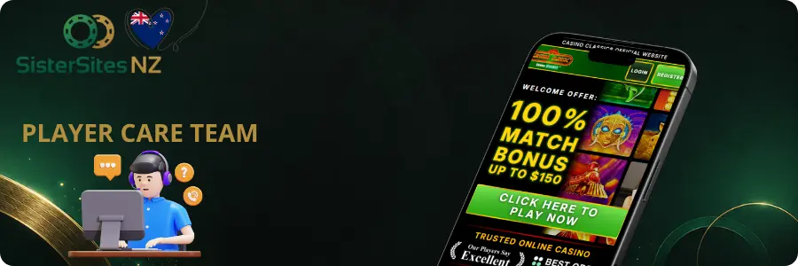 Customer Support Sister Sites Casino