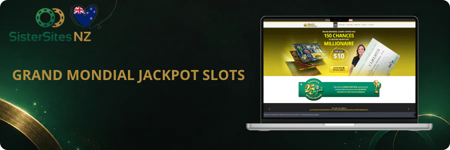 Grand Mondial Casino progressive jackpot slots